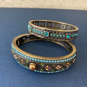 Heidi Daus hinged bracelets - price includes both
